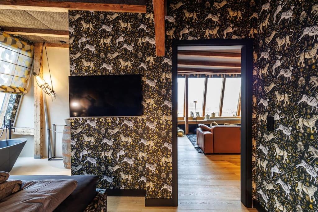 Himmlisches Penthouse Am Fischmarkt 施塔德 外观 照片