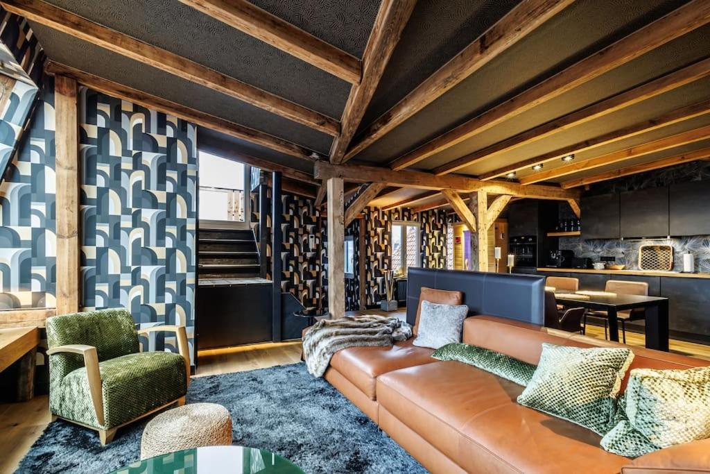 Himmlisches Penthouse Am Fischmarkt 施塔德 外观 照片